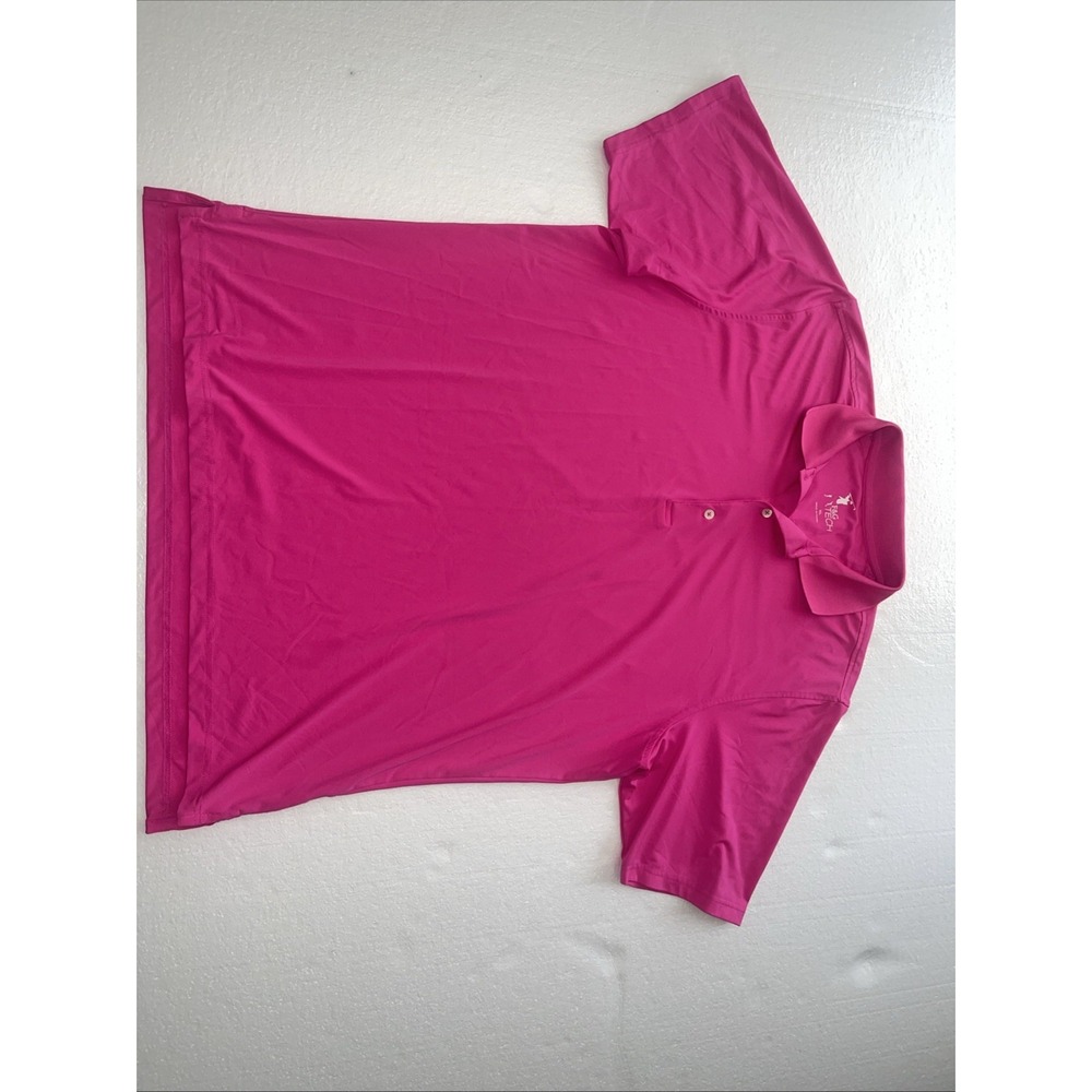 Fairway & Greene FG Tech Golf Polo Shirt Pink XL